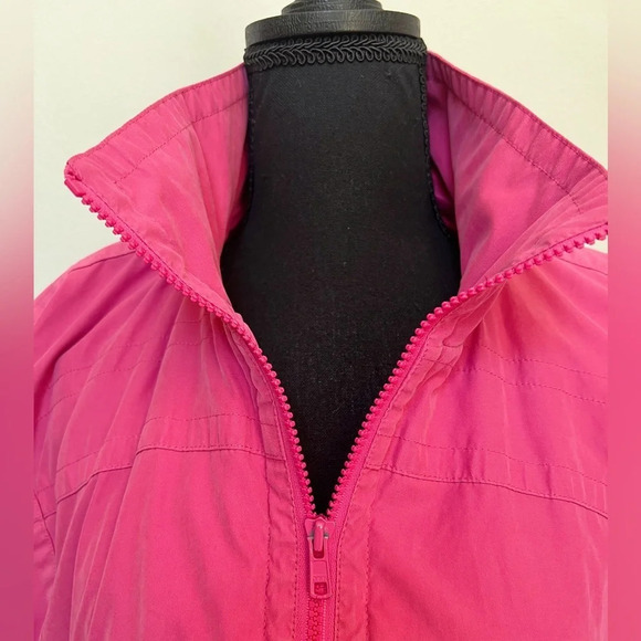 Norm Thompson Vintage Barbicore  Windbreaker Jacket Pink Size XL - Picture 3 of 5